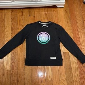 Life is good crew neck
